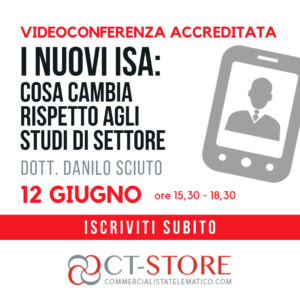 Videconferenza 12 giugno 2019 I nuovi ISA, cosa cambia rispetto agli studi di settore