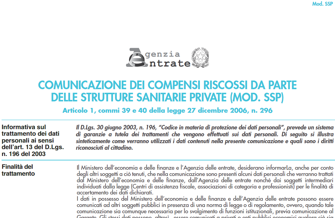 Comunicazione strutture sanitarie private: scadenza al 30 giugno 2020