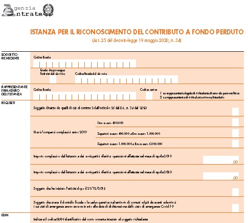 Contributo a fondo perduto