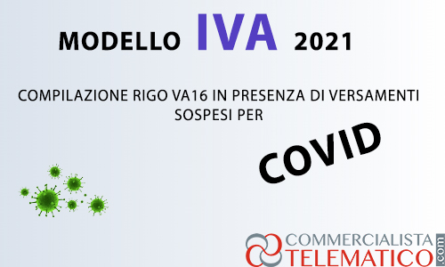 compilazione rigo va16 modello iva 2021