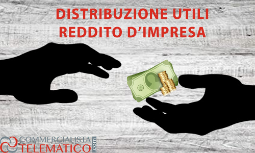 distribuzione utili bilancio reddito impresa