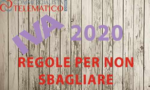 compensazione credito IVA 2020