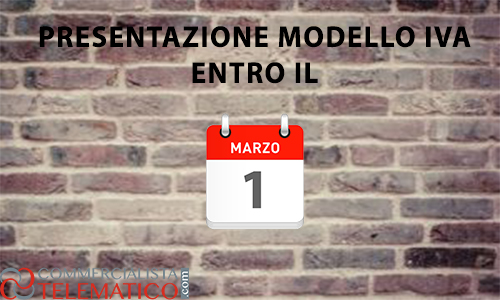 modello iva 1 marzo lipe