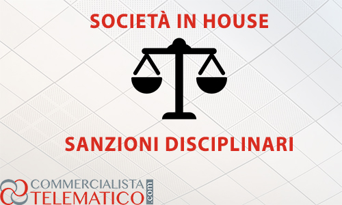 sanzioni disciplinari conciliazione società in house