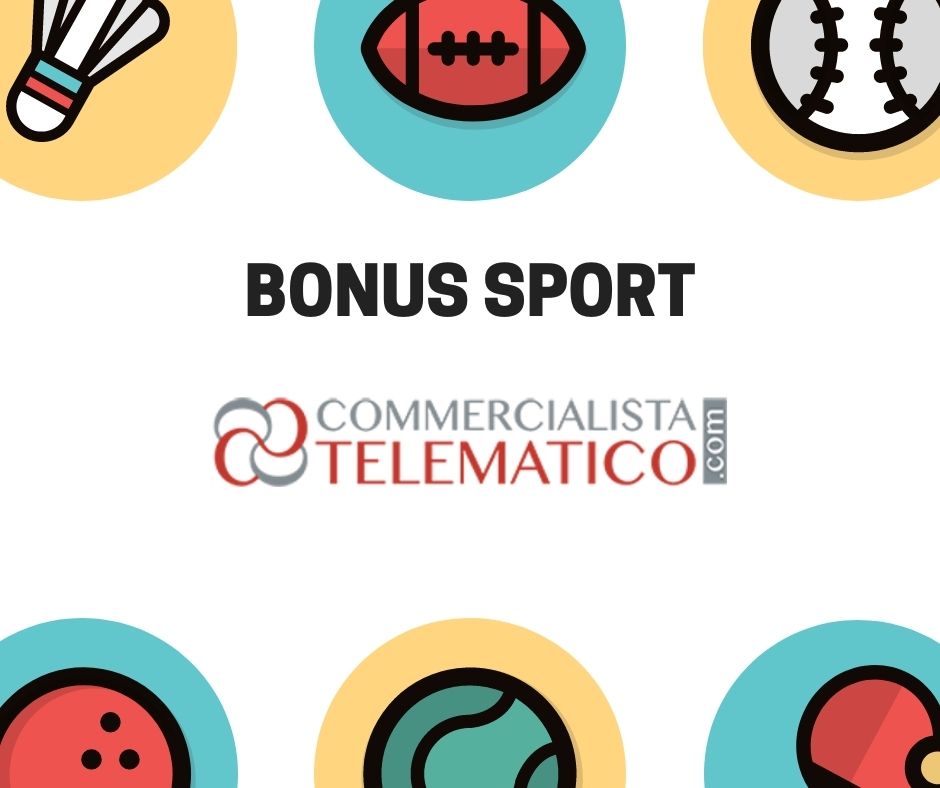 bonus sponsorizzazioni sportive