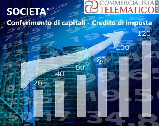 credito imposta aumenti di capitale