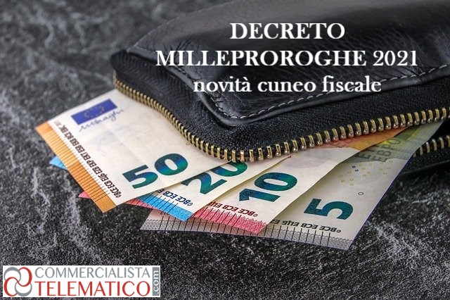 novità 2021 cuneo fiscale