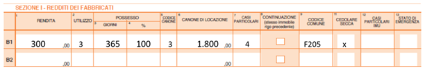 modello 730 canoni locazione non percepiti