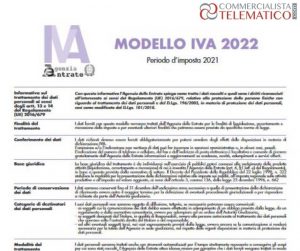 dichiarazione iva 2022