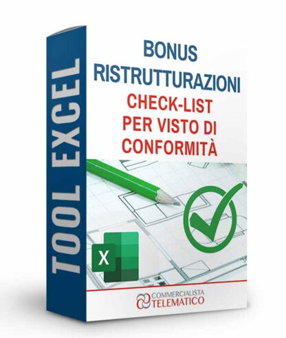 Tool Excel | Check-list Visto di Conformità Bonus Ristrutturazioni