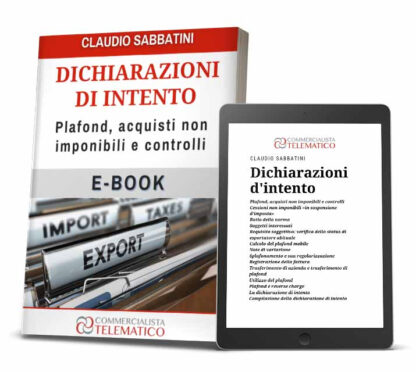 eBook | Dichiarazioni di intento: plafond, acquisti non imponibili e controlli