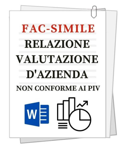 Fac-simile di Relazione di valutazione del complesso aziendale per chi preferisce non aderire ai piv