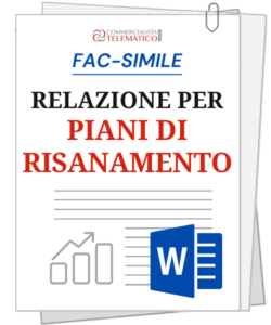 Fac-simile | Relazione per Piani di Risanamento