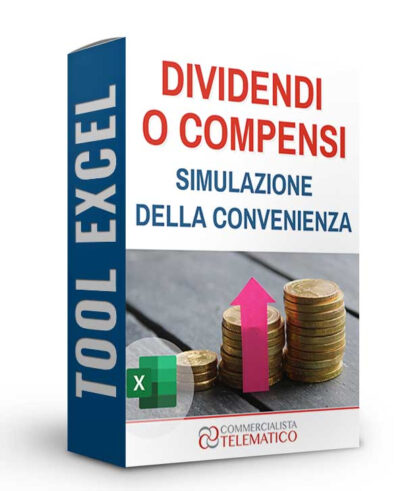 Tool Excel |  Dividendi o compensi: simulazione della convenienza