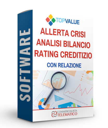 software top value su allerta crisi di impresa, analisi di bilancio aziendale e rating creditizio