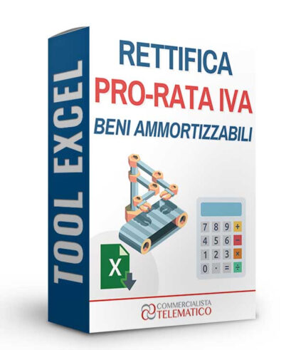 Tool Excel | Rettifica pro-rata IVA beni ammortizzabili