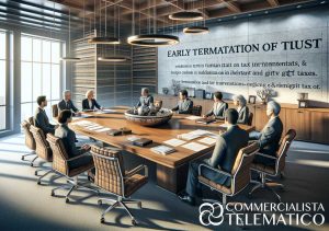 cessazione anticipata trust