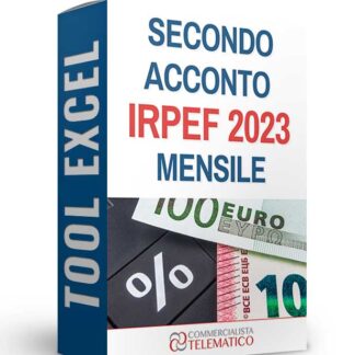 tool excel simulazione secondo acconto irpef