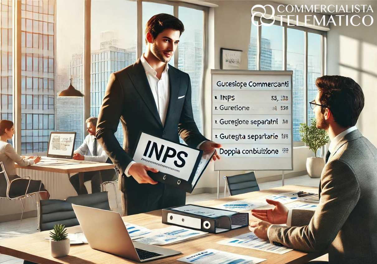 doppia contribuzione inps soci amministratori srl