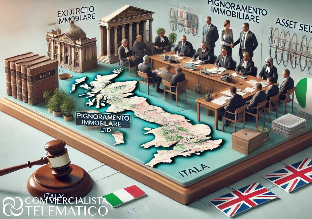 pignoramento immobiliare società inglese dissolved