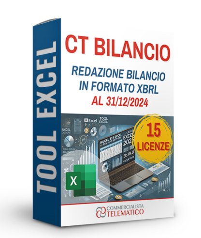 Tool Excel | CT BILANCIO 2025 – 15 bilanci al 31/12/2024