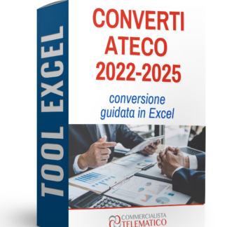 Tool Excel | ConvertiATECO 2022-2025: conversione guidata in Excel