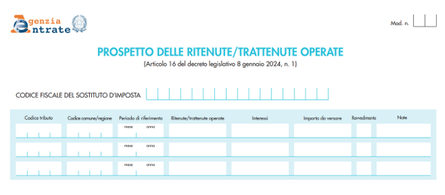 dichiarazione semplificata sostituti