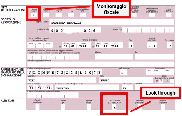 modello redditi 2025 società semplice