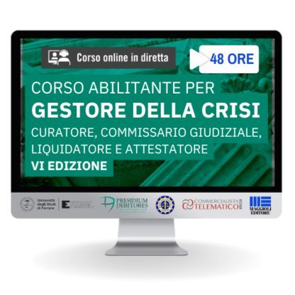 Corso abilitante gestori crisi impresa 2025 VI ed