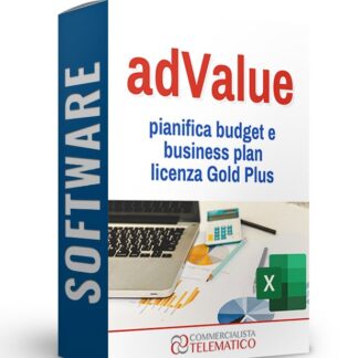Software | adValue: pianifica budget e business plan - licenza Gold Plus