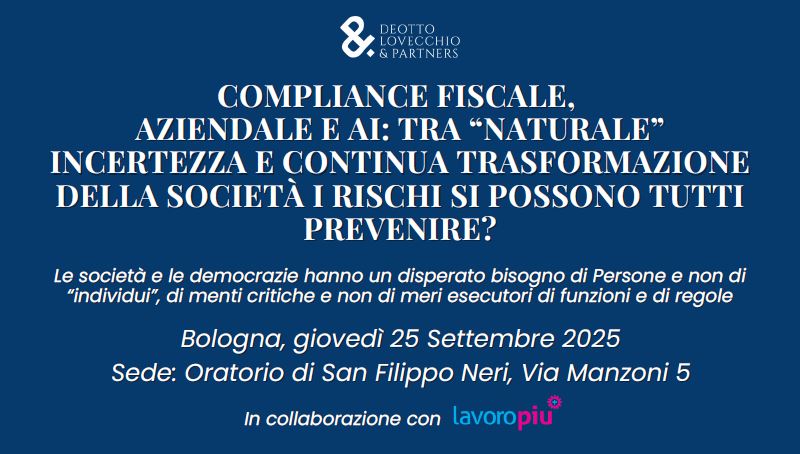 rischi fiscali compliance fiscale aziendale e ai