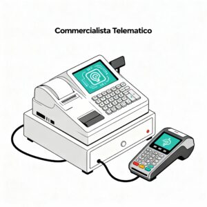 collegamento del registratore di cassa