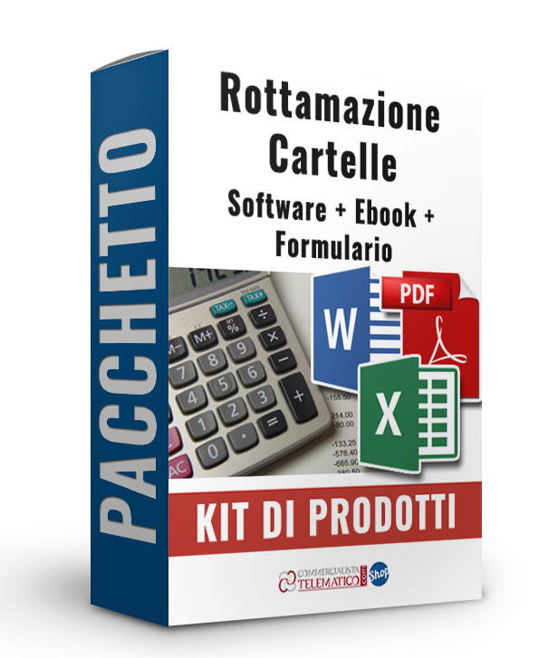 Pacchetto Rottamazione Cartelle: Software, Ebook e Formulario